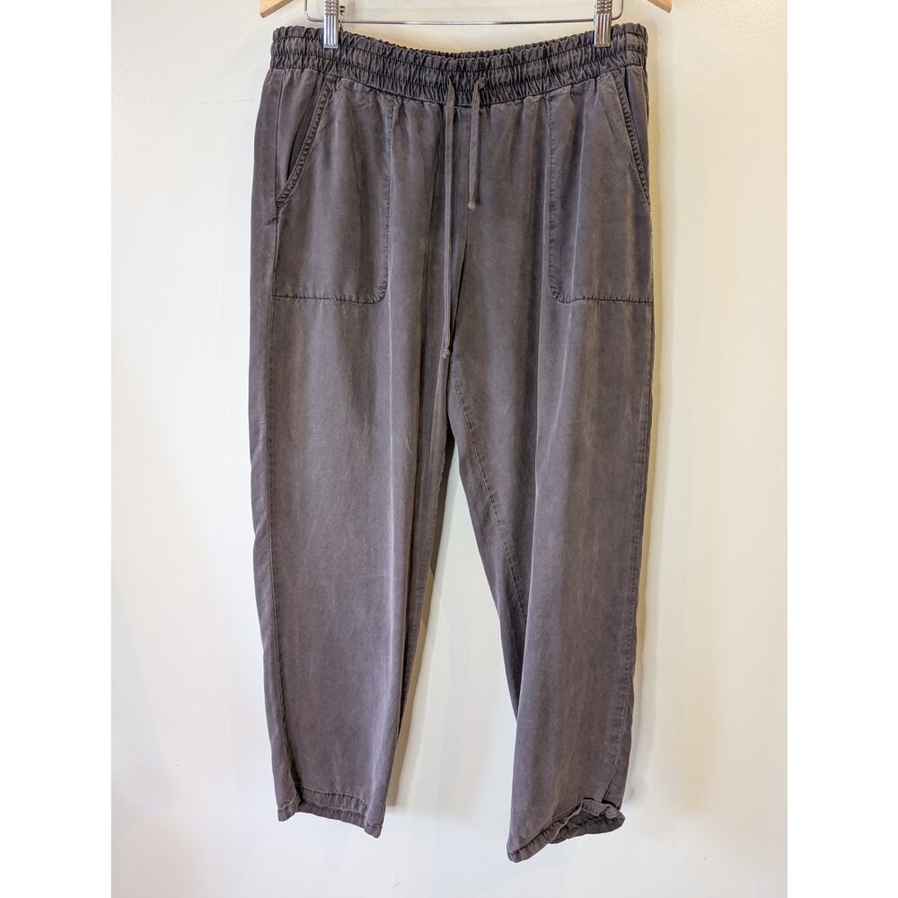 Cloth & Stone Anthropologie Tencel Jogger Trouser Washed Gray Relaxed XL